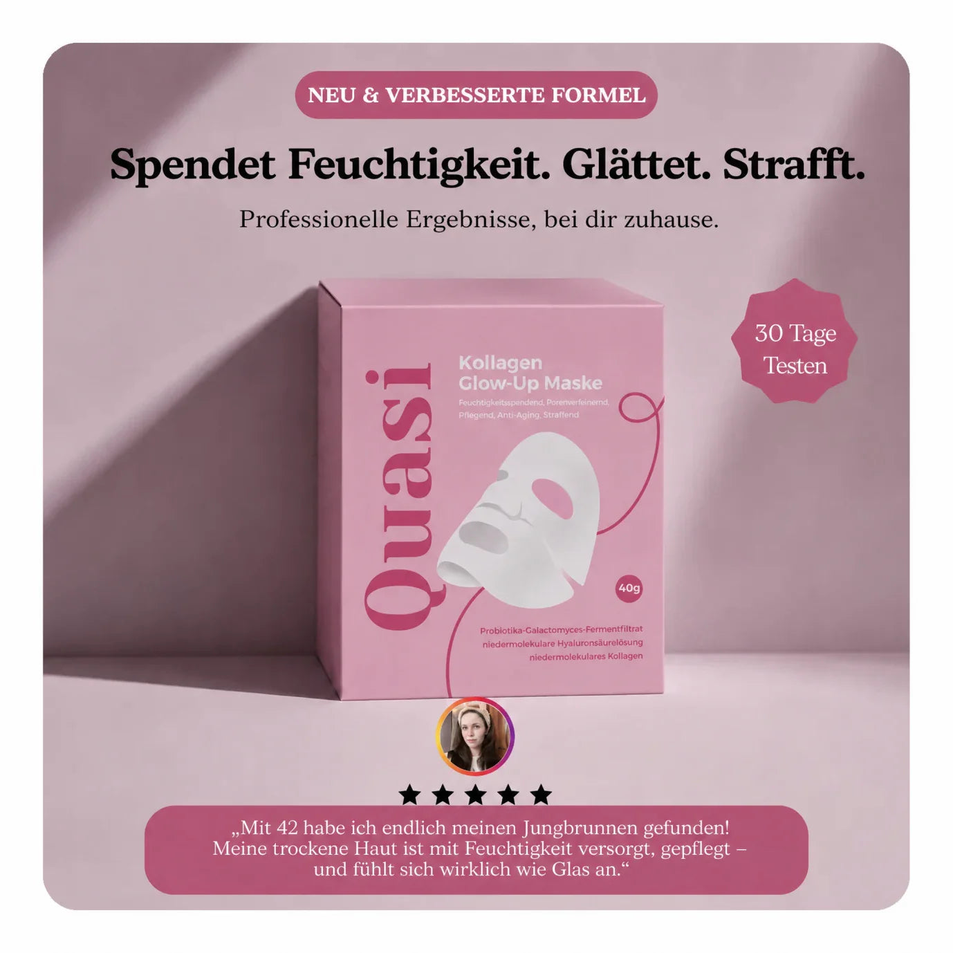 Kollagen Glow Up Maske 2.0 (40€)